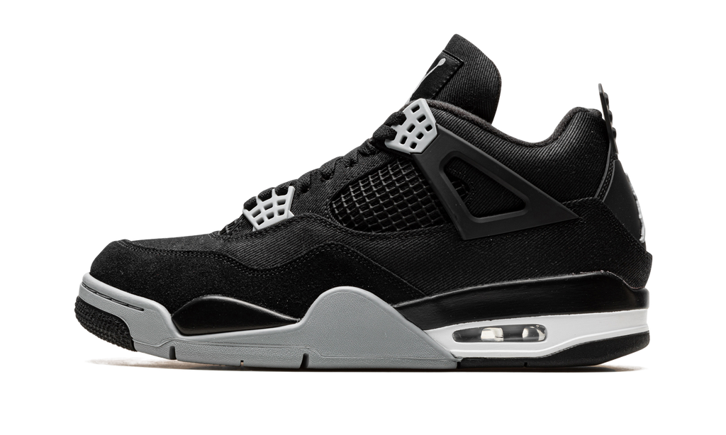 Air Jordan 4 Black Canvas