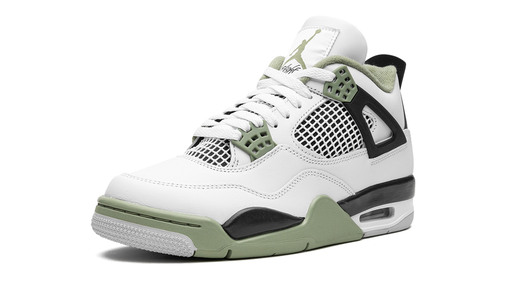 Air Jordan 4 Retro WMNS Seafoam Oil Green
