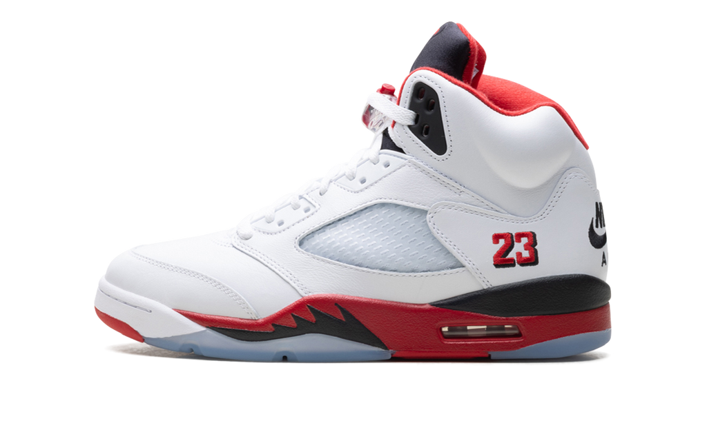 Air Jordan 5 Fire Red - Black Tongue (2025)