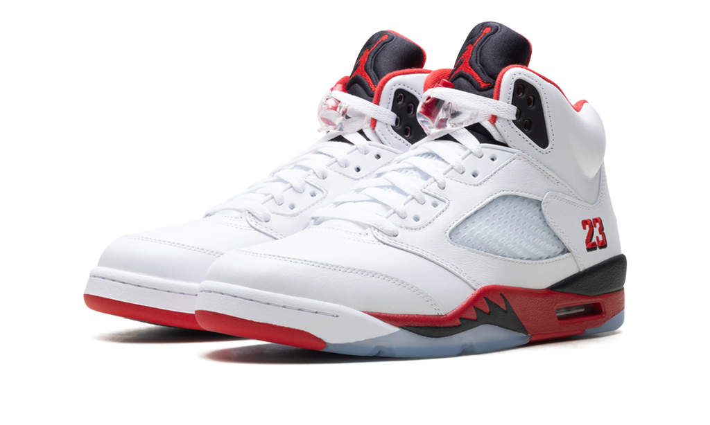 Air Jordan 5 Fire Red - Black Tongue (2025)